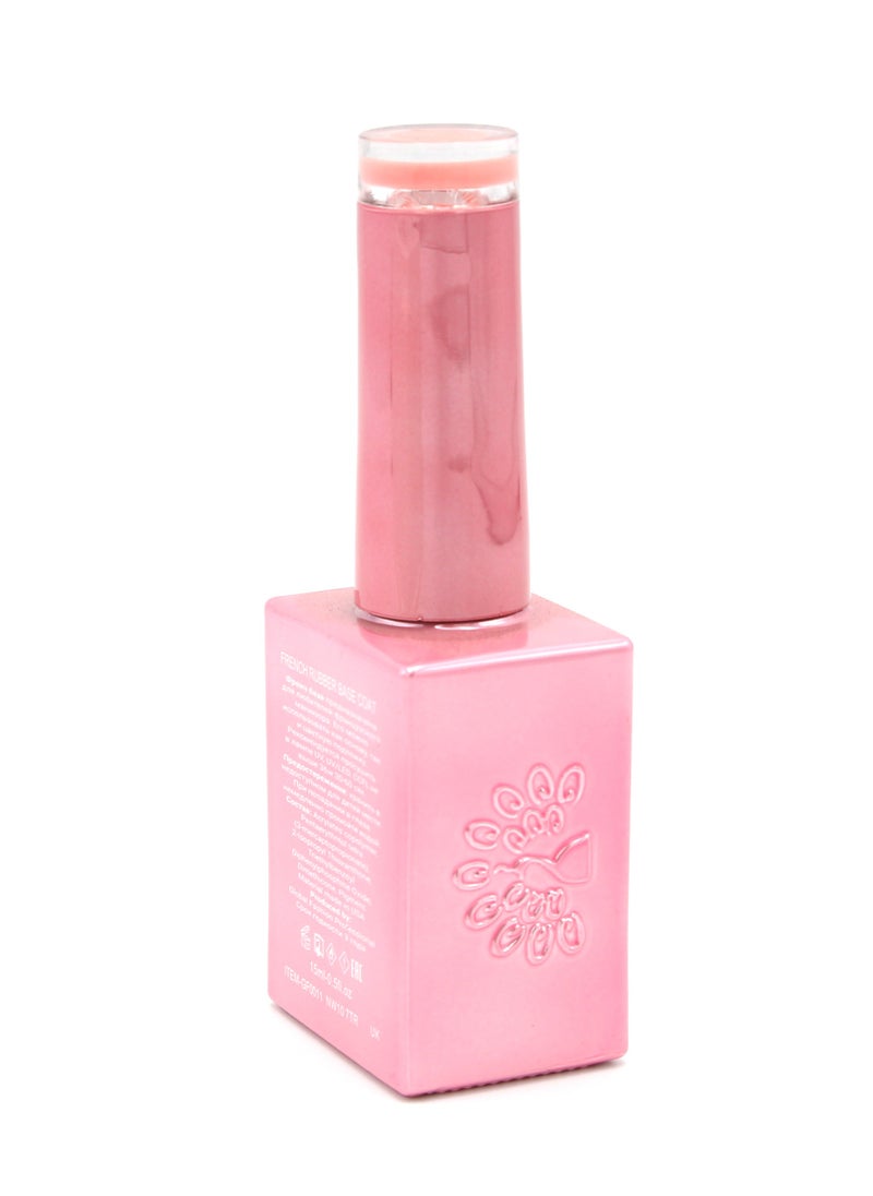 GLOBAL FASHION Global Fashion French Rubber Base Coat 15ml: Long-Lasting, Durable, & Chip-Resistant Gel Nail Polish Base Coat for Manicure and Pedicure | (12)  - Image 5