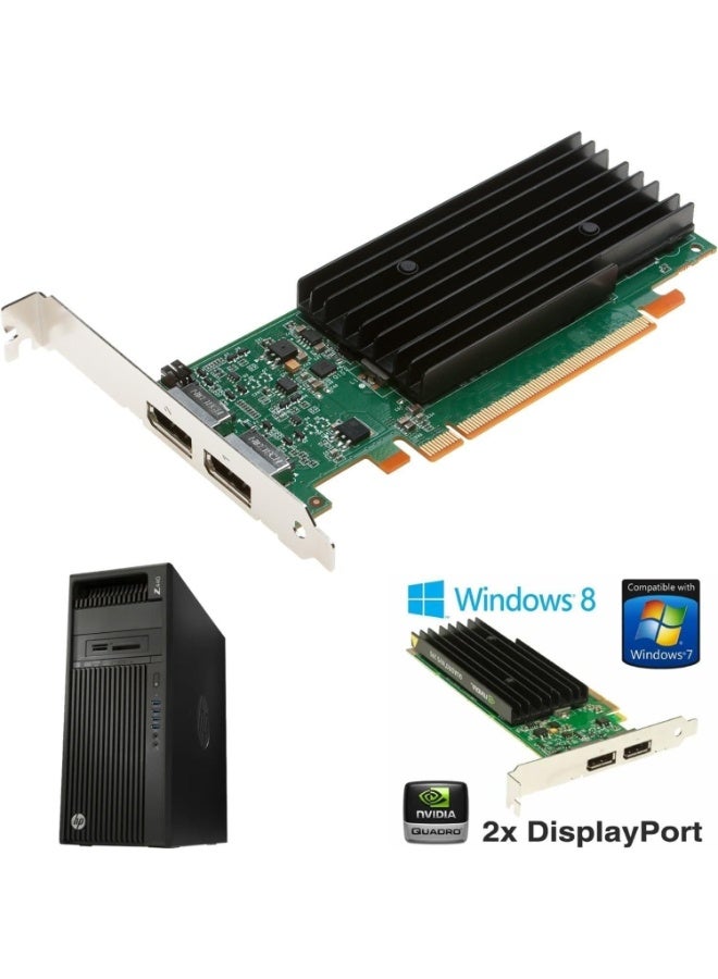 HP NVIDIA Quadro NVS 295 Professional Business Graphics Card 256MB DDR3 with 2 DP DisplayPort For HP Workstation XEON Tower PC Only, Model: Z400, Z440, Z600, Z640, Z800, Z820, Z840" - Image 5