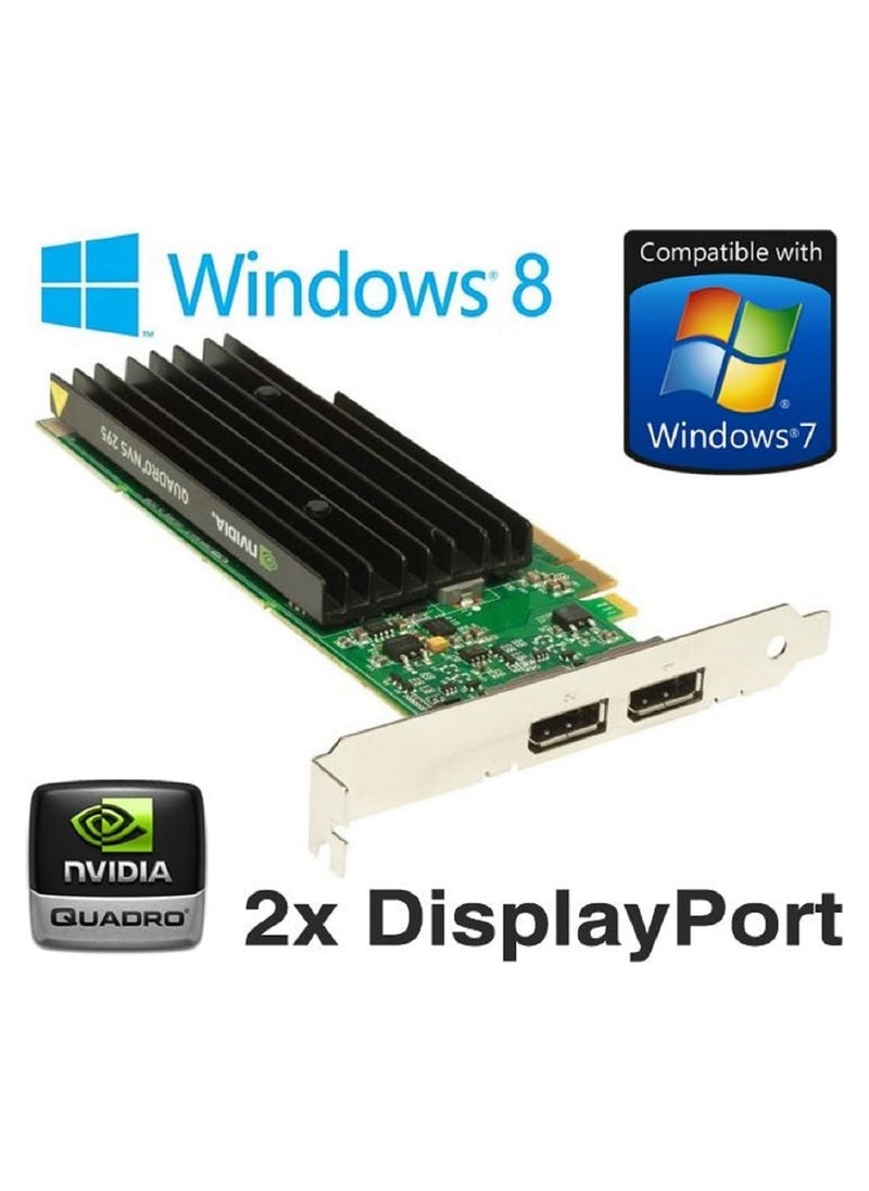 Nvidia PNY Technologies NVIDIA Quadro NVS295 Professional Business Graphics Card 256MB DDR3 with 2XDP Display Port For HP Workstation XEON Tower PC Only, Model:-Z400,Z440,Z600,Z640,Z800,Z820,Z840" Multicolor  - Image 5