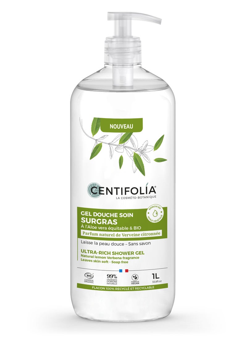Centifolia - ULTRA-RICH SHOWER GEL NATURAL LEMON VERBENA 1L - Image 1