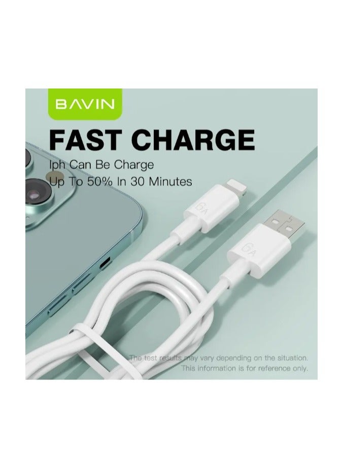 Bavin CHARGEING DATA CABLE FAST CB294 USB TO TYPE C - Image 1