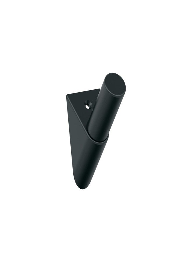 أميروك خطاف حائط ديكوري أحادي الشوكة من Amerock HBX37011MB | خطاف أسود مطفي للمعاطف والقبعات وحقائب الظهر والحقائب | خطافات للحمام وغرفة النوم والخزانة والمدخل وغرفة الغسيل والمكتب - Image 1