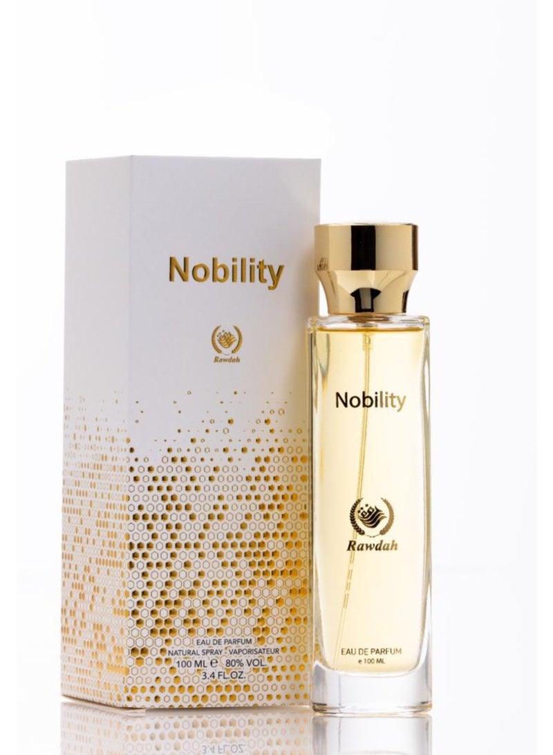 AL RAWDAH عطر نوبليتي من الروضة – عطر عود فرنسي فاخر للجنسين (100 مل) - Image 1