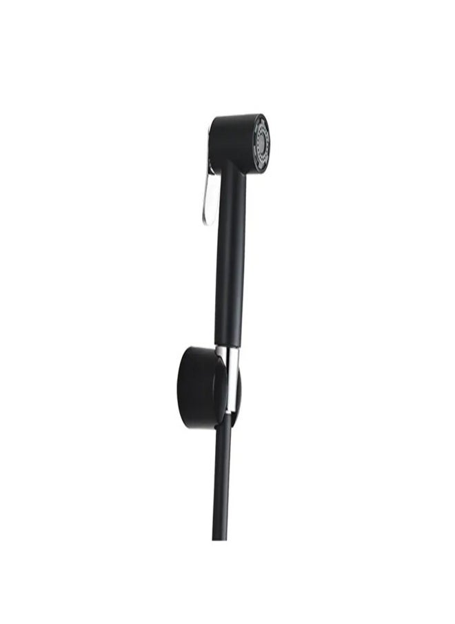 RAK CERAMICS - ABS shattaf with hose and holder (black) - Image 1