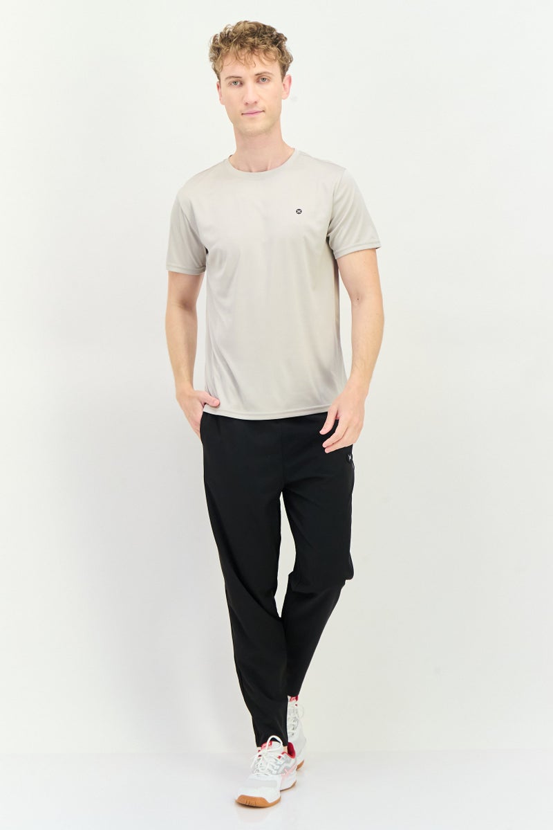 RBX Men Sportswear Fit Short Sleeves Training T-Shirt, Stone  - Image 4