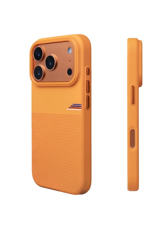 RMO IC SENSOR Case For iPhone 17 Pro Case with Raised Camera Bezel, MagSafe Compatible, Ultra Slim Lightweight 17 Pro Max Cover, Compatible with Wireless Charging Orange | WIDGETS MATRIX - Image 1
