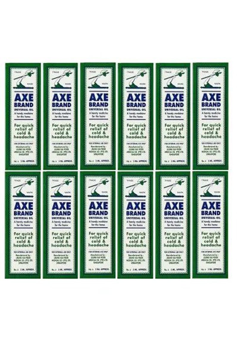 Axe Universal Oil For Quick Relief Of Cold And Headache 3ml (Pack of 12) - Image 1
