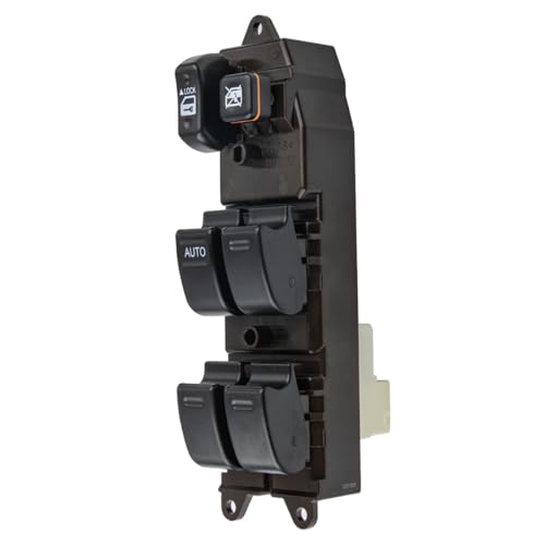 Obaee Door Master Window Switch Power Control Button Compatible with 2002-2006 Toyota Camry, 03-08 Corolla/Matrix/Pontiac Vibe, 04-09 Sienna, 05-11 Tacoma, 04-07 Scion xA/xB Replaces OEM 84820-33170-N - Image 1