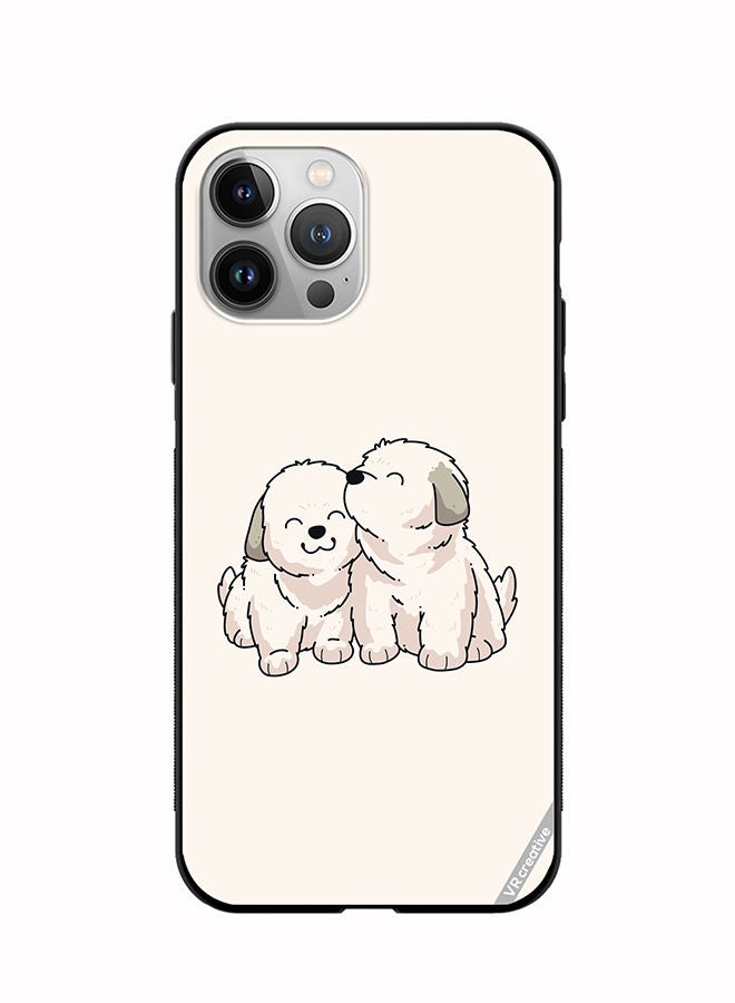 VR CREATIVE Protective Case Cover For Apple iPhone 11 Pro Max Cute Puppies Design Multicolour - Image 1