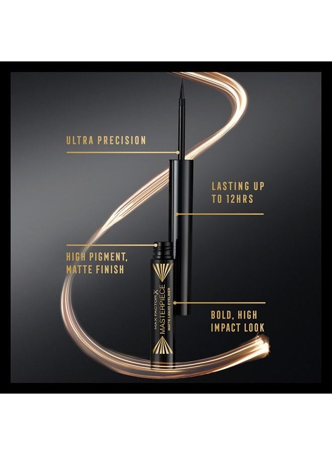 Max Factor كحل سائل غير لامع من ماستربيس -03  - Image 4