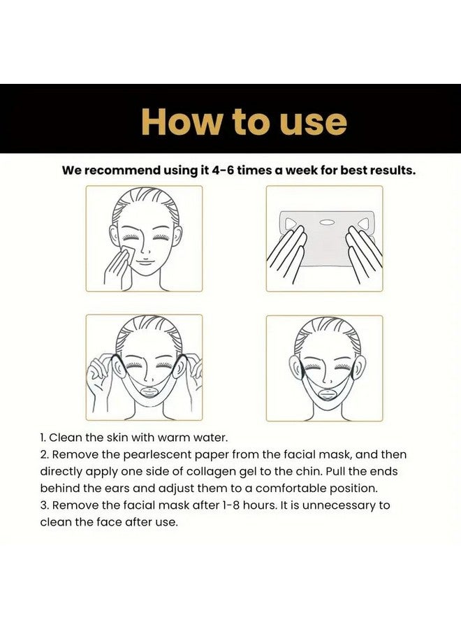 ESTAMINE V-shaped Face Lifting Mask, Lifting The Chin, Shaping The Face, Firming The Ear, Moisturizing The Face, And Moisturizing The Face For Men And Women Daily Care - Image 3