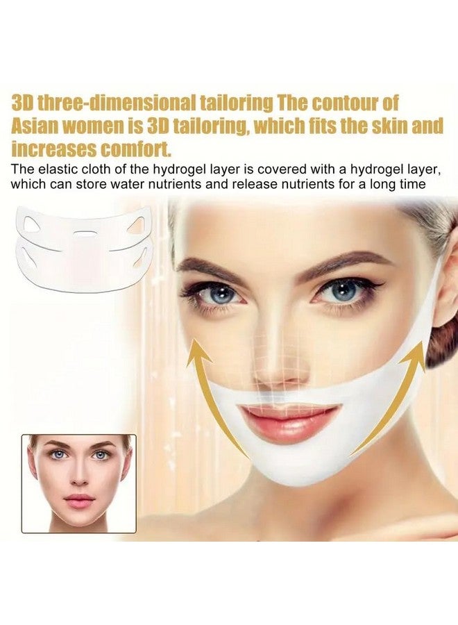 ESTAMINE V-shaped Face Lifting Mask, Lifting The Chin, Shaping The Face, Firming The Ear, Moisturizing The Face, And Moisturizing The Face For Men And Women Daily Care - Image 2