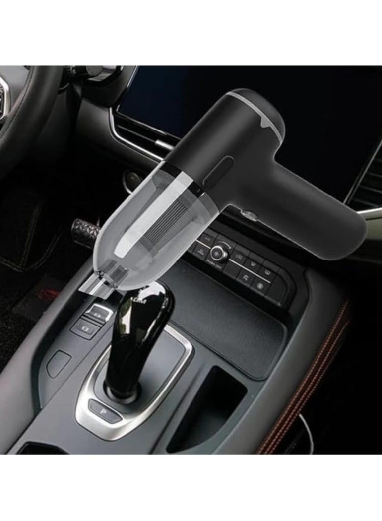 3 in 1 Portable Vacuum Cleaner Duster Blower Air Pump Wireless Handheld Clean Microscopic dust Like Car, Home,Computer, Laptop, Flower, Mirror Vehicle Interior Cleaner - Image 2