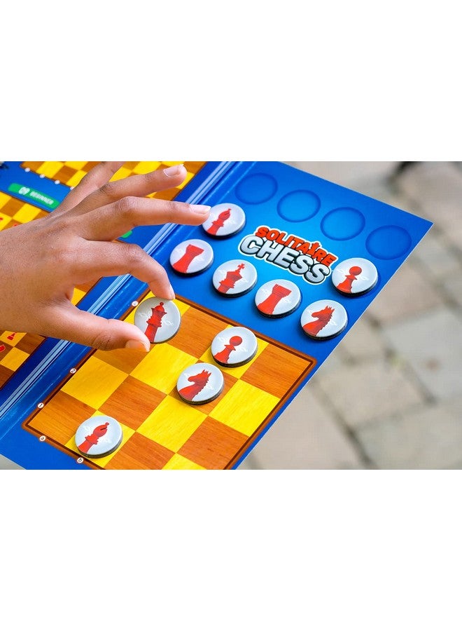 ThinkFun Solitaire Chess Magnetic Travel Puzzle - Engaging Logic Game & STEM Toy for Kids & Adults | Enhances Problem-Solving & Strategic Thinking | Ideal for Age 8 and Up | Travel-Friendly Design - Image 2