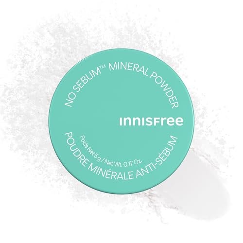 innisfree No Sebum Matte Mineral Powder Korean Loose Setting Powder for Blurring Shine Control FragranceFree Translucent - Image 1