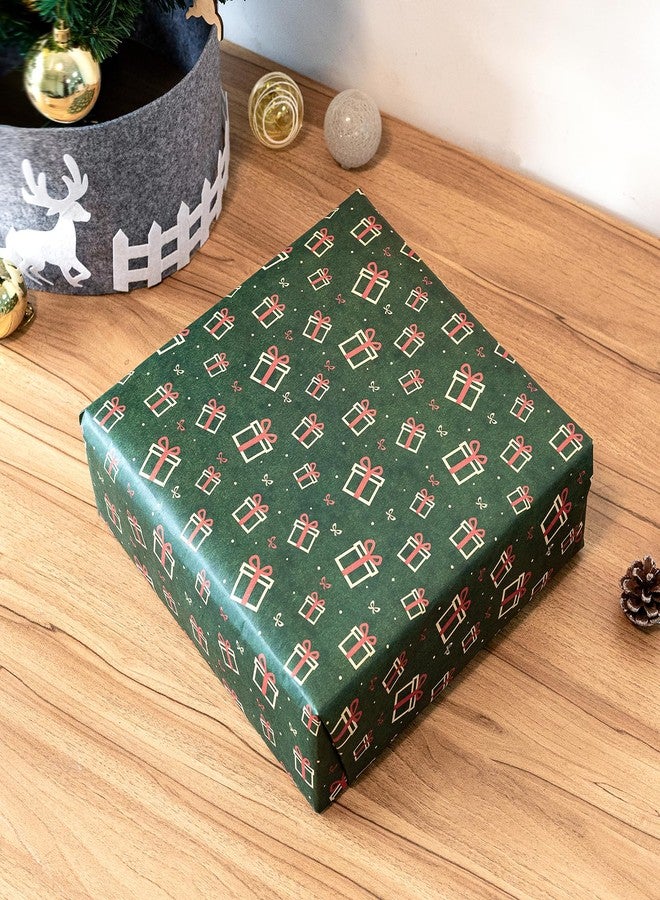 Mefleet صناديق هدايا كبيرة من ميفليت، مقاس 12×12×4 بوصة، مع أغطية، عبوة من 10 صناديق مربعة عميقة للغاية لحفظ القمصان والملابس والأوشحة، مثالية لتغليف هدايا عيد الميلاد، والعطلات، وأعياد الميلاد، وحفلات الزفاف، باللون الأبيض. - Image 4