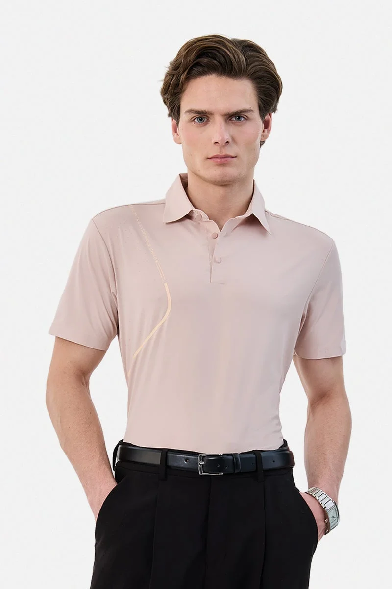 SNITCH Polo Regular Fit Stretch T-Shirt