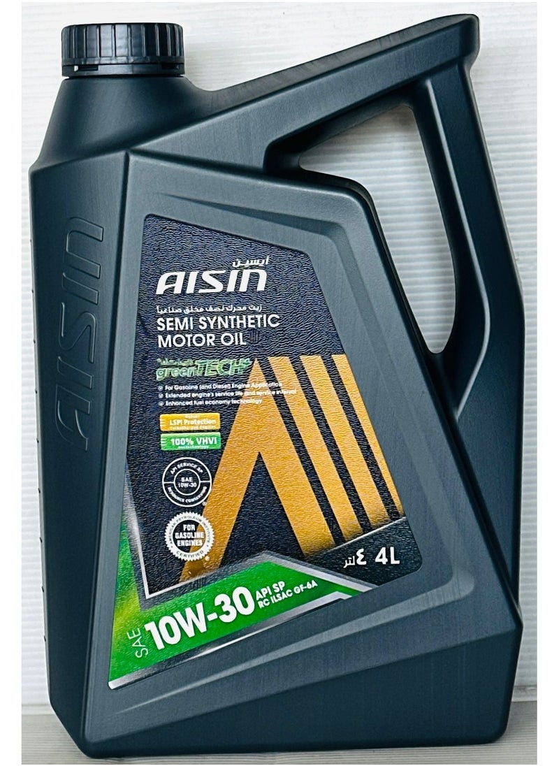 AISIN 10W-30 Semi Synthetic Engine Oil 4Ltr  - Image 1