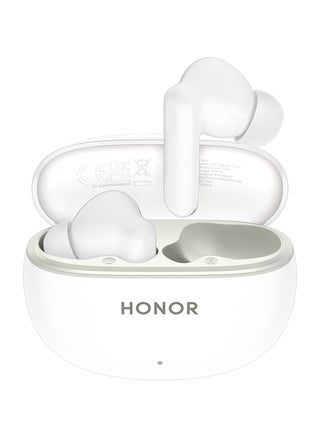HONOR Earbuds X10 Lite Wireless Earbuds with Active Noise Cancellation, 12.4mm Dynamic Driver, 45H Battery Life, AI Call Noise Reduction, IP54 Water Resistant Buds, Bluetooth 5.3, Smart Touch Controls – White - view 3