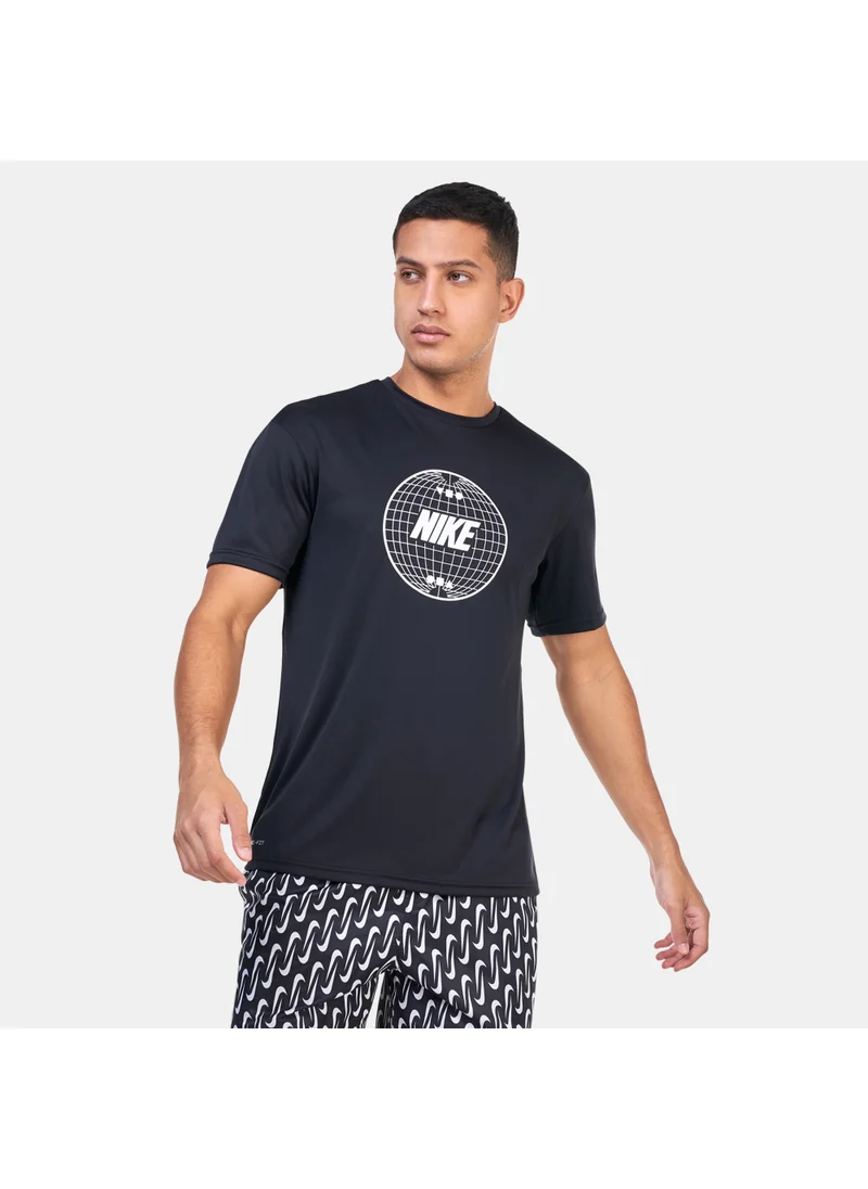 Nike Men's Printed Hydroguard Swimming T-Shirt