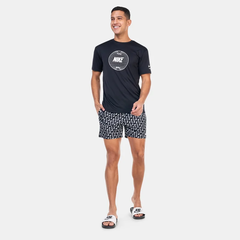 Nike Men's Printed Hydroguard Swimming T-Shirt