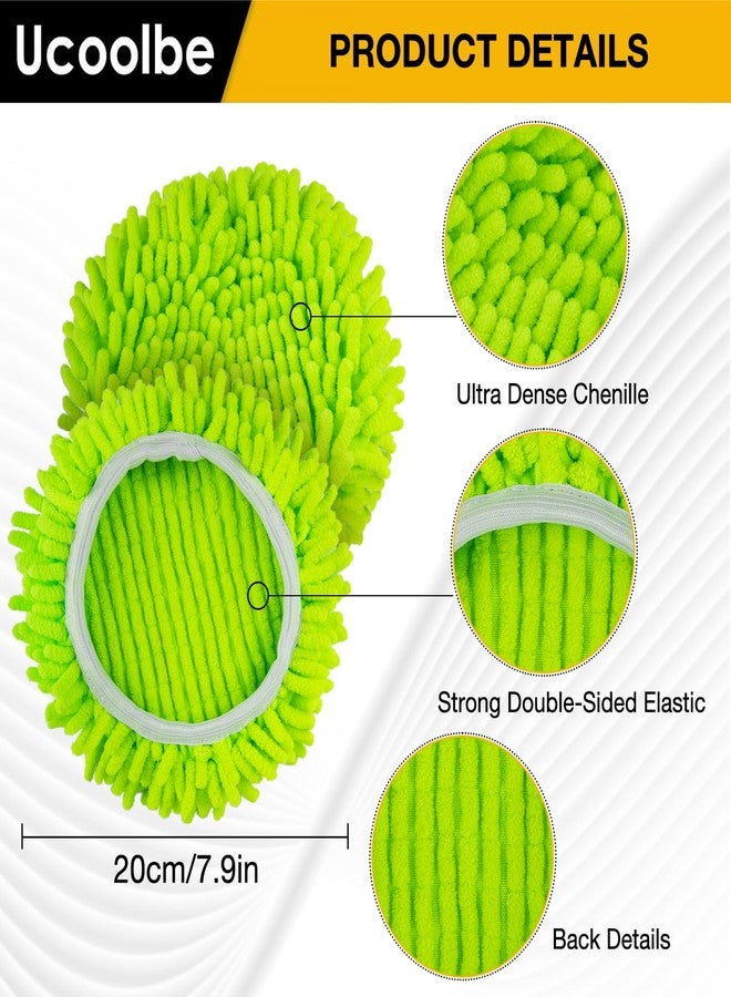 Ucoolbe Spin Mop Heads Replacements for Ocedar Easywring 1-Tank System, Microfiber Chenille Mop Pads Spin Mop Refill for Dry & Wet Use, 3 Pack - Image 3