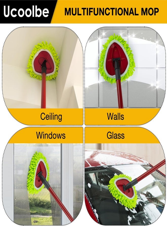Ucoolbe Spin Mop Heads Replacements for Ocedar Easywring 1-Tank System, Microfiber Chenille Mop Pads Spin Mop Refill for Dry & Wet Use, 3 Pack - Image 4