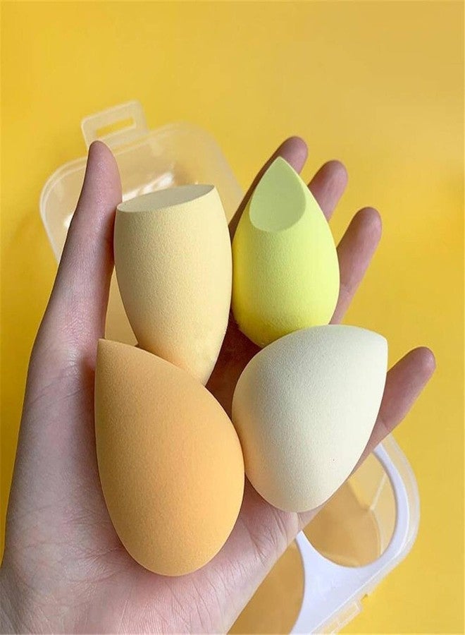 LOTSPEK Beauty Blender Sponge in A Storage Box,Makeup Cosmetic Puff Makeup Sponge With Storage Box Foundation Powder Sponge Beauty Tools Women Makeup Accessories (4 Pcs IN BOX, Multicolour) - Image 4