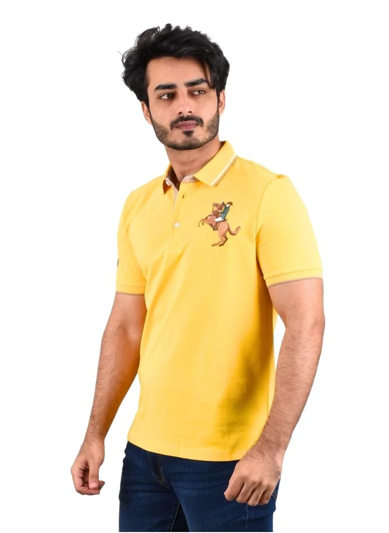 GIORDANO Giordano Men's Napoleon Polo Yellow