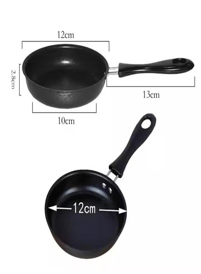 MVM Enterprise Small Non-Stick Frying pan Non Stick Cookware Omelette Portable Kitchen Supplies Home Mini Breakfast, Small Tadka Pan Fry Pan for Cooking Cute Long Handle Frying Pan (1) - Image 3