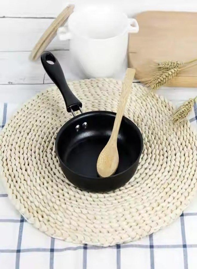 MVM Enterprise Small Non-Stick Frying pan Non Stick Cookware Omelette Portable Kitchen Supplies Home Mini Breakfast, Small Tadka Pan Fry Pan for Cooking Cute Long Handle Frying Pan (1) - Image 2