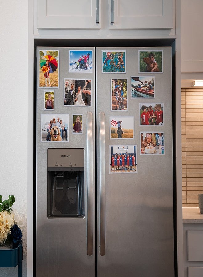 Magtech Magnetic Photo Pocket Picture Frame, White, Holds 5 x 7 Inches Photos, 25 Pack, Made in the USA (15725) - Image 4