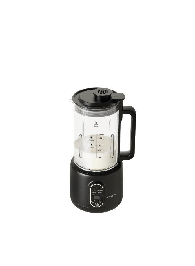 بورودو جهاز تحضير حليب المكسرات من بورودو لايف ستايل بسعة 1.5 لتر | لتحضير الحساء والعصيدة والخلط | خاصية التنظيف التلقائي | 1000 واط - Image 1