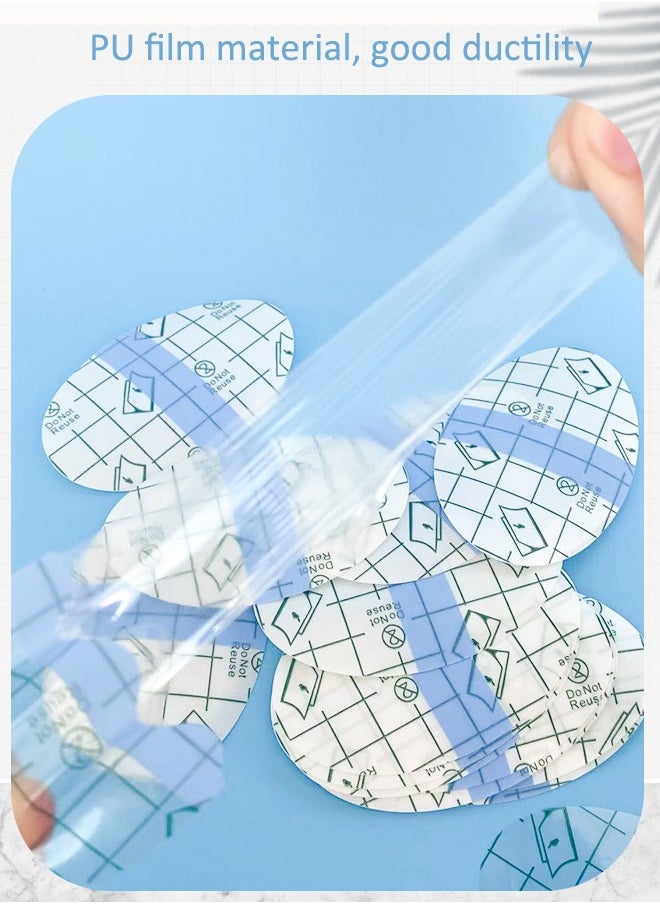 Aissiora 60 PCS Baby waterproof ear patches Baby swimming waterproof earmuffs Disposable waterproof ear patch Waterproof ear patch for newborn shower Suitable for bathing, swimming, and diving  - Image 5