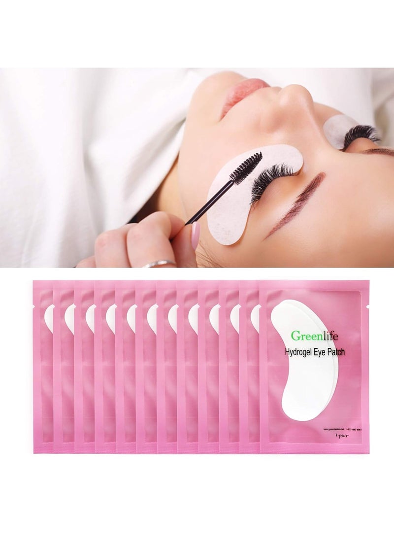 GreenLife GreenLife 300 Pairs Eye Pads, 100% Naturel Eyelash Extension Under Eye Gel Pads patches kit Collagen with Aloe Vera Hydrogel Eye Patches set for Eyelash Extension Supplies Tools (50 150 300 Pairs)  - Image 2