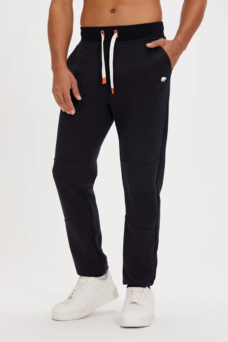 Bad Bear Less Plain Sweatpants Navy Blue Men's Tracksuit Bottoms