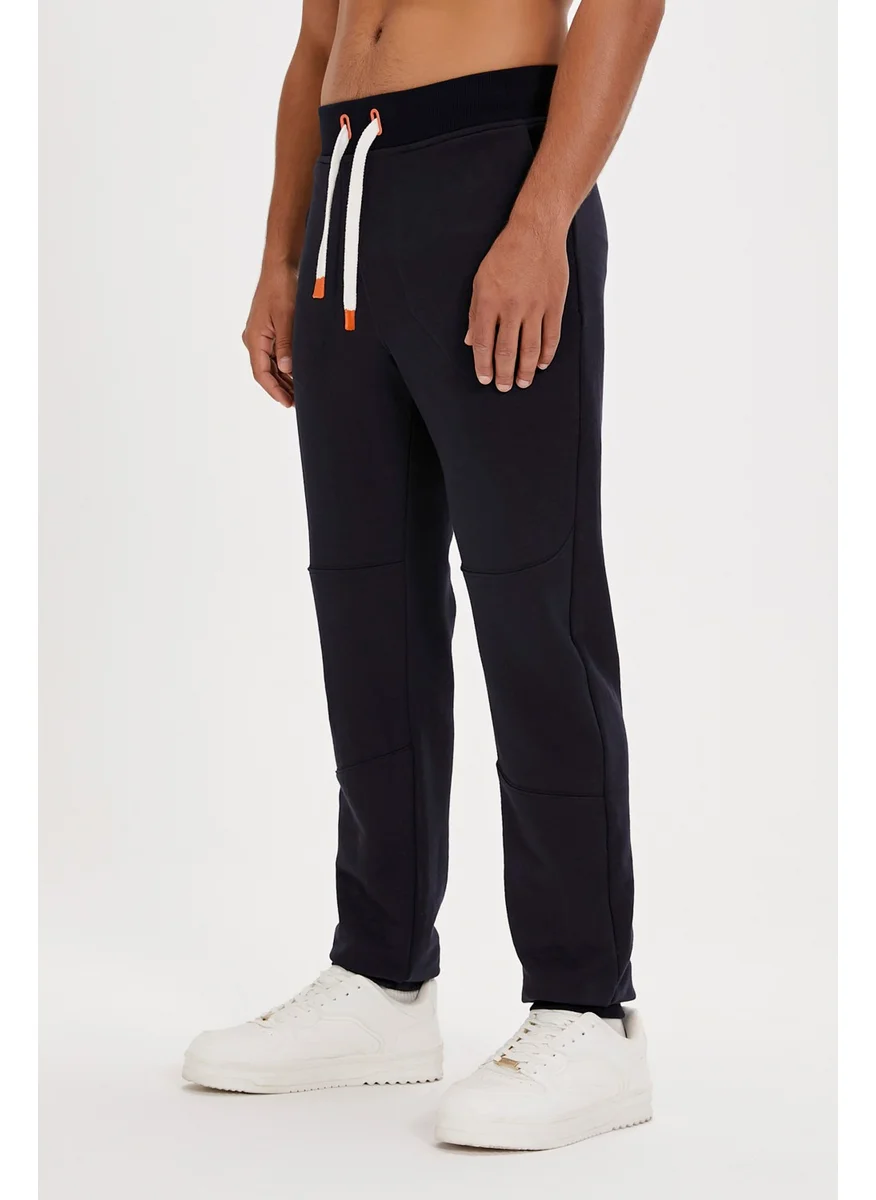 Bad Bear Less Plain Sweatpants Navy Blue Men's Tracksuit Bottoms