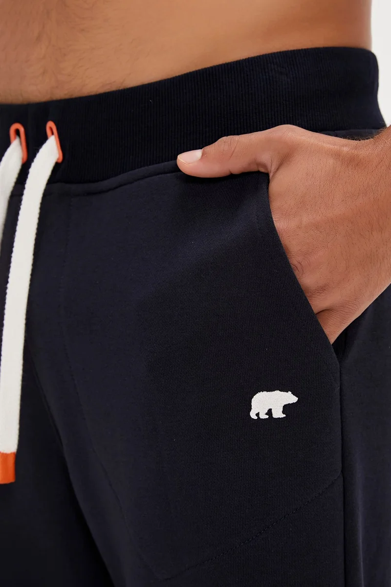 Bad Bear Less Plain Sweatpants Navy Blue Men's Tracksuit Bottoms
