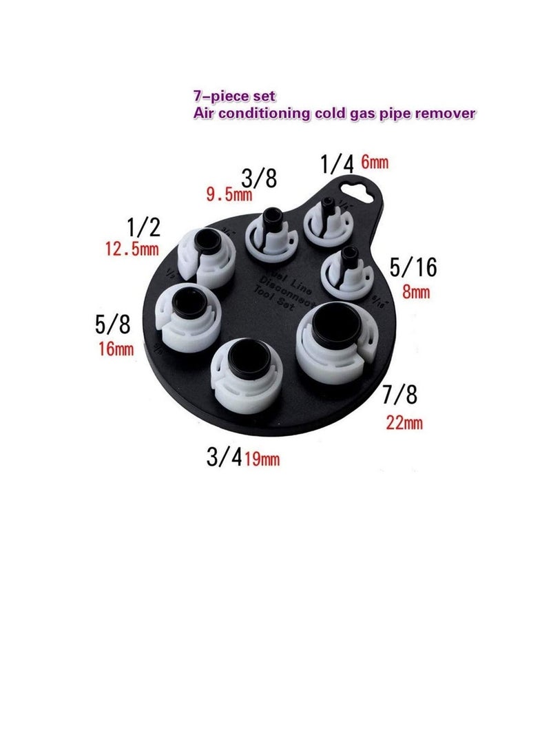 JE JE Tech AC & Fuel Line Disconnect Tool Set - Air Conditioner & Fuel Line Quick Disconnect Tool Kit - Transmission Oil and AC Spring Pipe Line Coupling Kit - 1/4" to 7/8" Inch  - Image 3