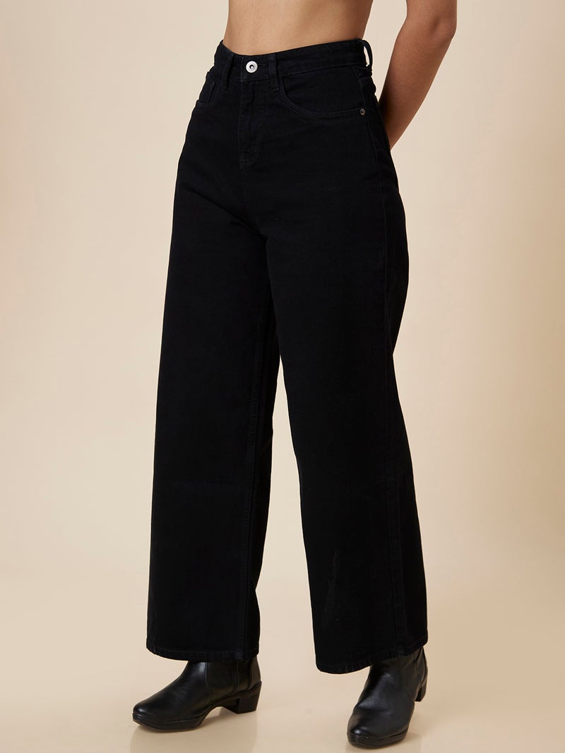 globus Globus Women Stretchable Mid-Rise Wed Leg Jeans  - Image 4