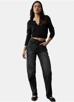 American Eagle AE Strigid Super High-Waisted Baggy Straight Jean  - Image 1