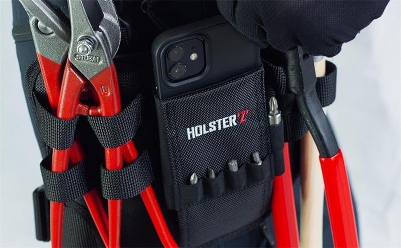 Portable Tool Pouch For Leg, Adjustable Multifunctional Tool Holder with Belt Clip for Hammer, Screwdriver, Wrench, Scissors, Oxford Cloth Tool Storage Bag, 11 x 8 inches - Image 4