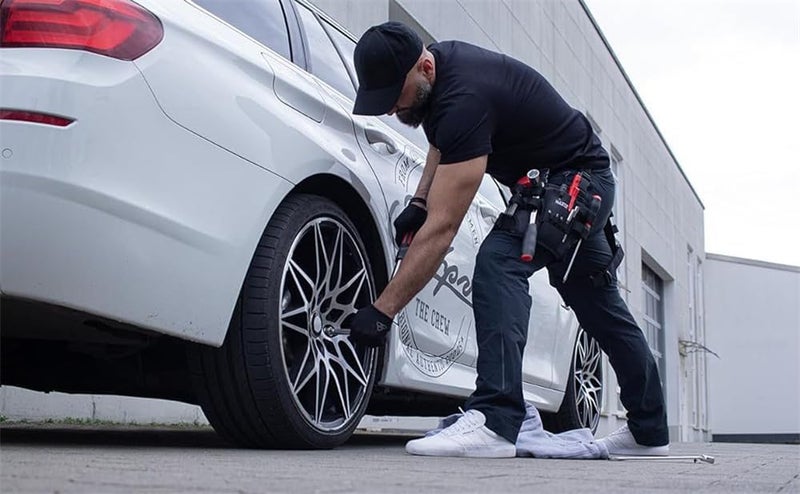 Portable Tool Pouch For Leg, Adjustable Multifunctional Tool Holder with Belt Clip for Hammer, Screwdriver, Wrench, Scissors, Oxford Cloth Tool Storage Bag, 11 x 8 inches - Image 5