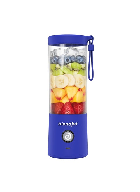 V2 Portable Blender Smoothie Maker, Personal Blender, Fruit Blender, Leak Proof Juicer, BPA-Free 475ml 200W Sports Bottle, USB-C Rechargeable, Ice Crusher with Stainless Steel Blades - ROYAL