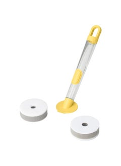erorex 3-piece dish sponge set w dispenser, bright yellow  - Image 1