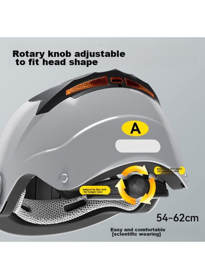 Ad New National Standard Class A Electric Vehicle Helmet, 3c Certified, For Men And Women, Summer Sun Protection, Electric Scooter Safety Helmet, Uni, Lightweight Half Helmet, Motorcycle Helmet, 815 Magic Gray - Image 3