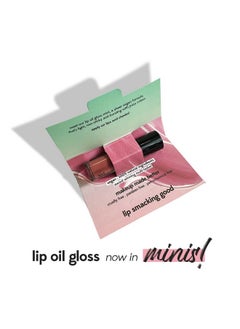 Ruby's Organics Mini Lip Oil Gloss For Women & Girls, All Skin Tones- Moisturizing, Long Lasting, Non Sticky & Non Drying Formula, Glossy Texture, Natural Lip Makeup, Paraben Free - Toffee, 3 Ml  - Image 2