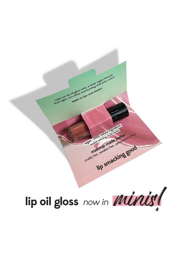 روبيز أورجانيك ملمع شفاه صغير الحجم للنساء والفتيات، لجميع ألوان البشرة - مرطب، يدوم طويلاً، تركيبة غير لزجة وغير مجففة، ملمس لامع، مكياج شفاه طبيعي، خالٍ من البارابين - تافي، 3 مل - Image 2