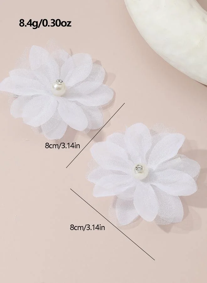 Take Two  Set of 2 - Flower Hair Clips for Women | Best Price UAE