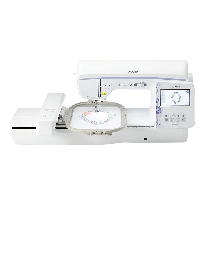brother Innov-is NV2700 Sewing, Quilting & Embroidery Machine – Wi-Fi Enabled, 258 Embroidery Designs, 291 Stitches, Touchscreen, 160x260mm Area  White color |Made in Vietnam NV2700 - Image 1